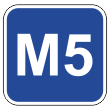 Дорожный знак 6.14.1 «Номер маршрута» (квадратный) (металл 0,8 мм, II типоразмер: сторона 350 мм, С/О пленка: тип А коммерческая)